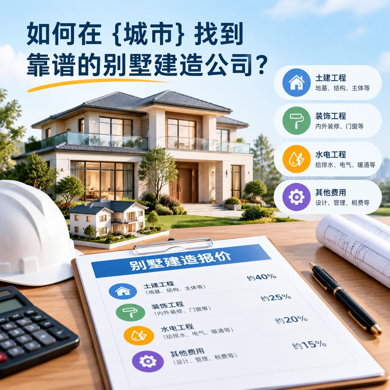 如何在 观山湖 找到靠谱的别墅建造公司？