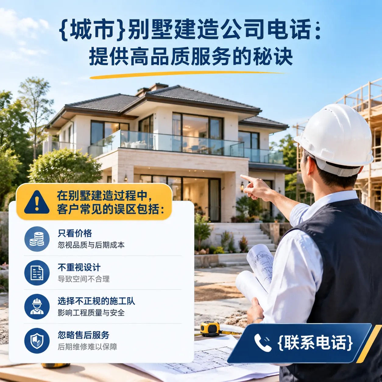 观山湖别墅建造公司电话:提供高品质服务的秘诀