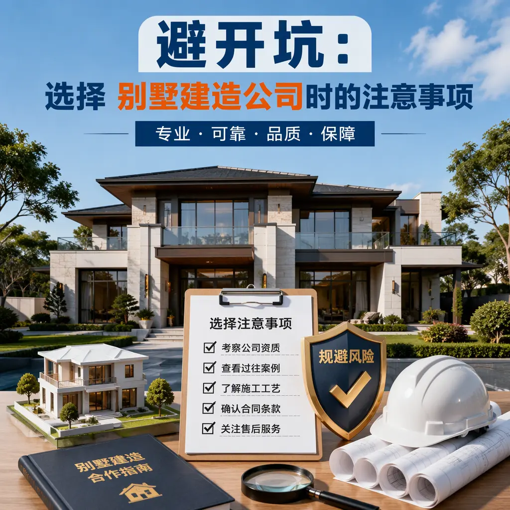 避开坑:选择 观山湖 别墅建造公司时的注意事项