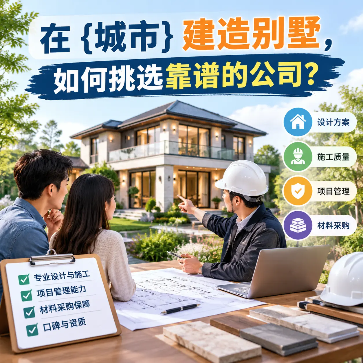 在 观山湖 建造别墅,如何挑选靠谱的公司?