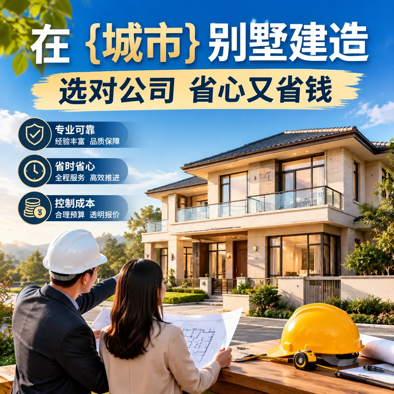在 观山湖 别墅建造,选对公司省心又省钱