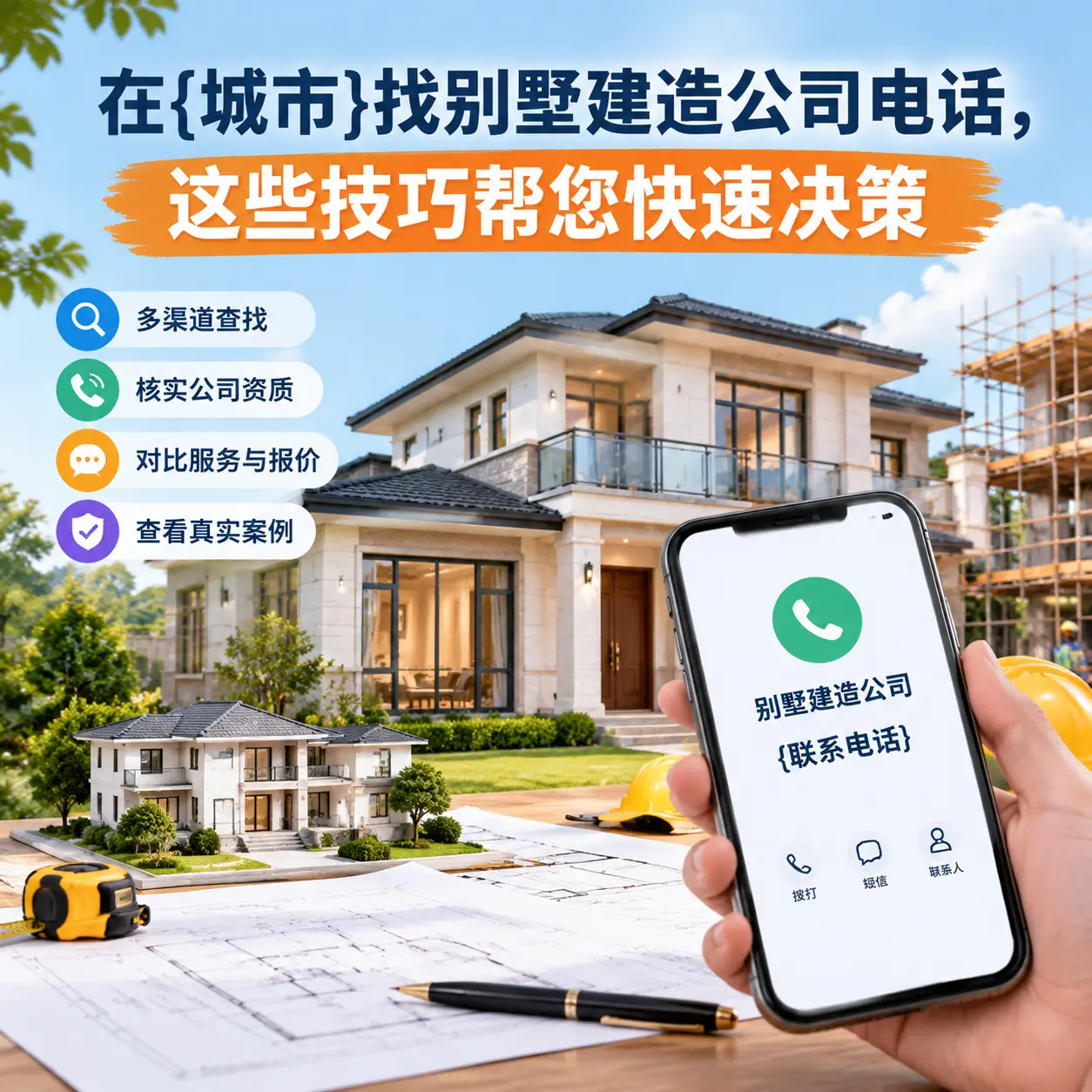 在观山湖找别墅建造公司电话,这些技巧帮您快速决策