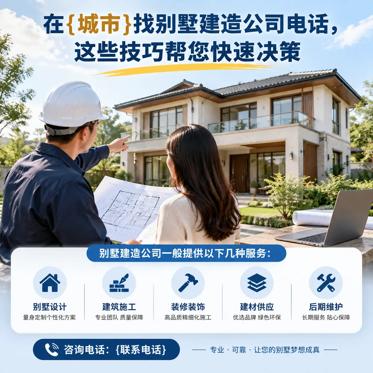 在观山湖找别墅建造公司电话,这些技巧帮您快速决策