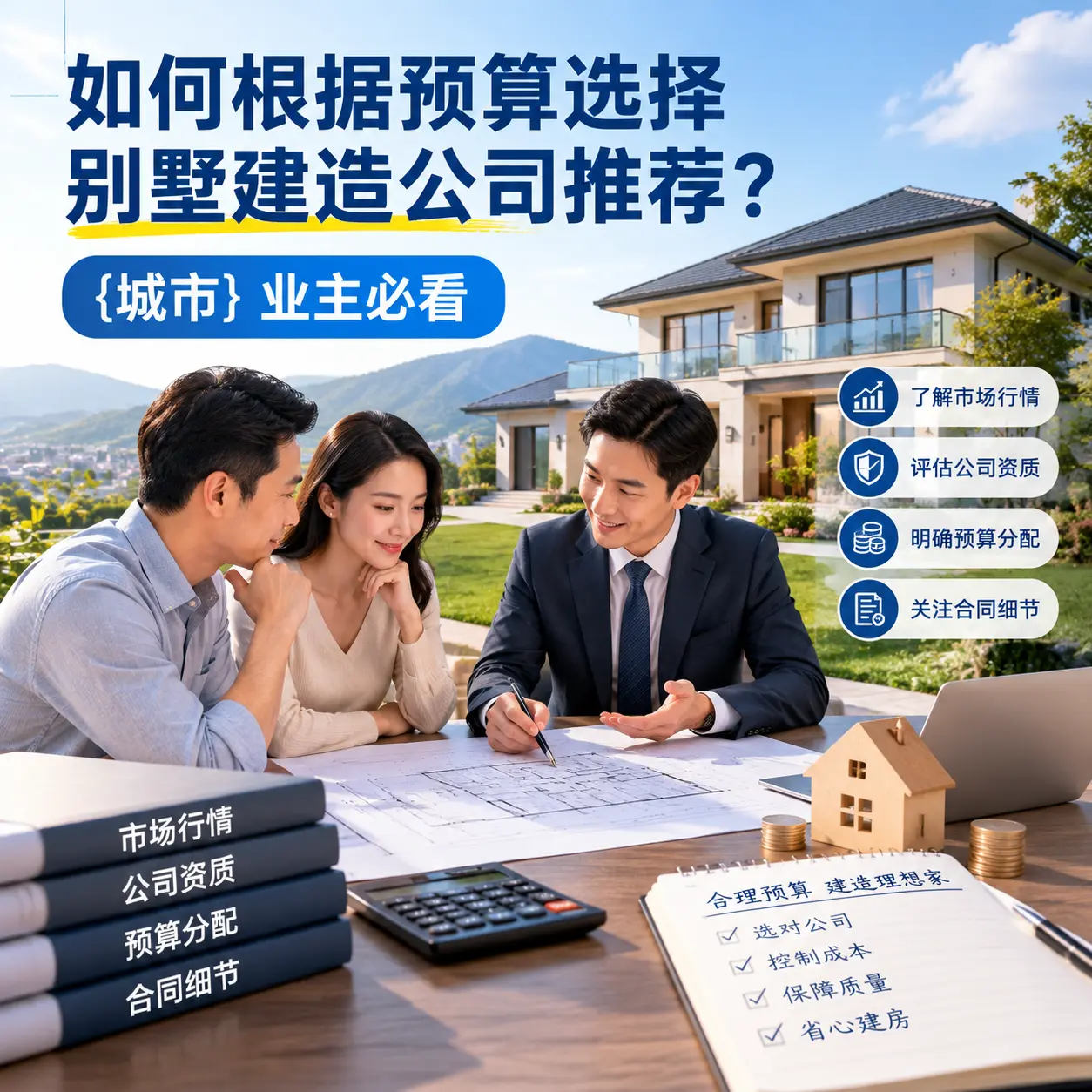 如何根据预算选择别墅建造公司推荐? 观山湖 业主必看