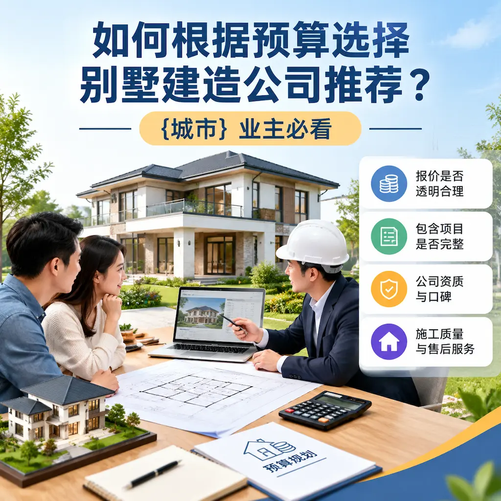 如何根据预算选择别墅建造公司推荐? 观山湖 业主必看
