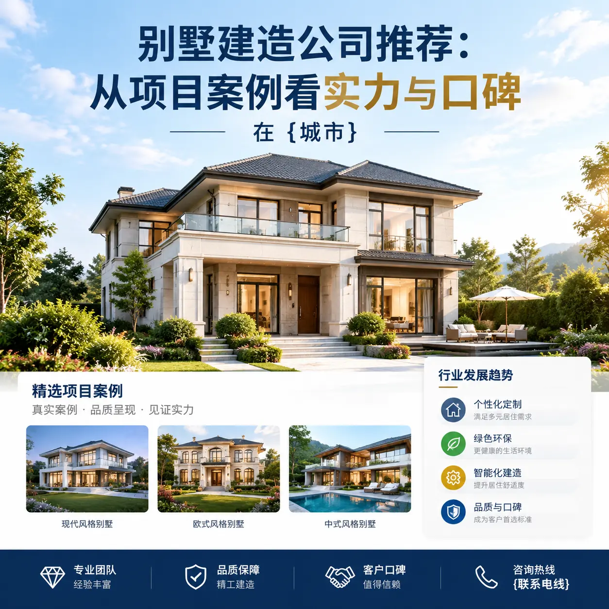 别墅建造公司推荐：从项目案例看实力与口碑在 观山湖